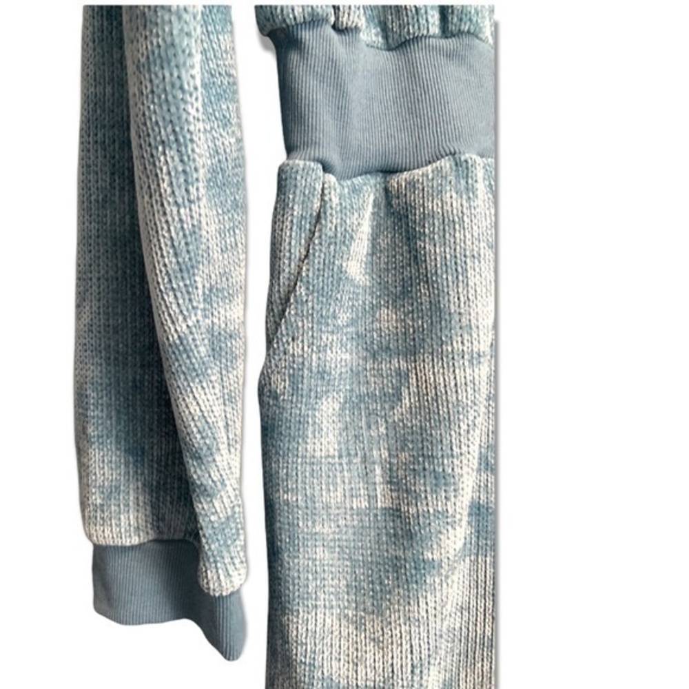 Fashion Nova Weekend Vibe Chenille Sweatshirt Dress - Blue - Picture 4 of 16